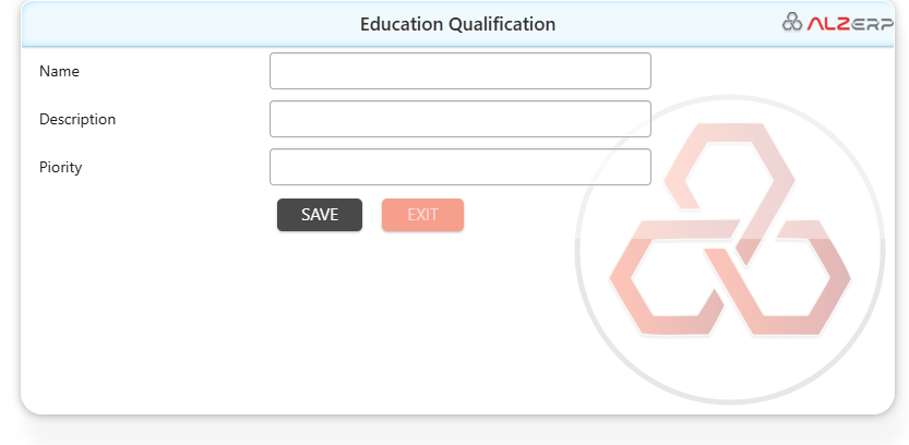 Employee Education Qualification Features in ALZERP Cloud ERP Software